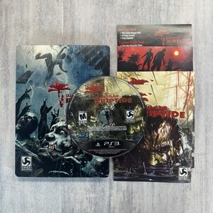 Dead Island Riptide Metal Steelbook Case Promo Playstation PS3 Tested
